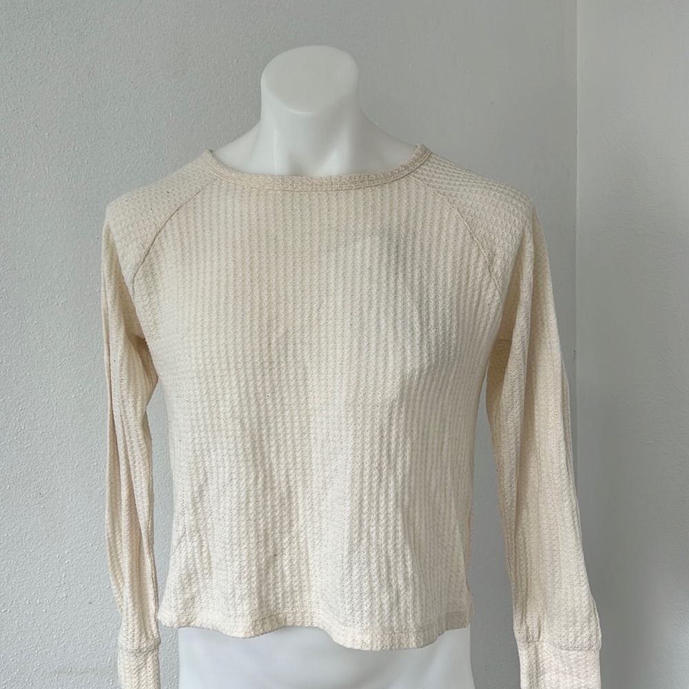 Forever 21 thermal top S cream